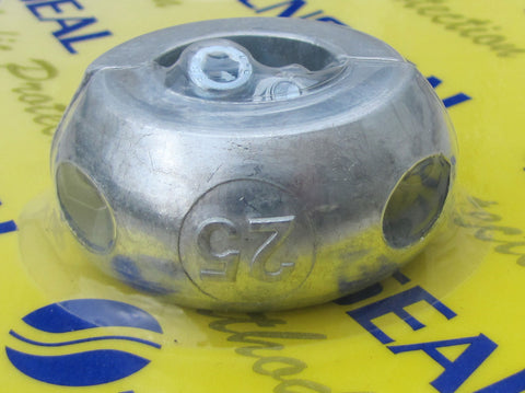Shaft Anode collar, 22mm, 1"  11/8", 11/2" in zinc