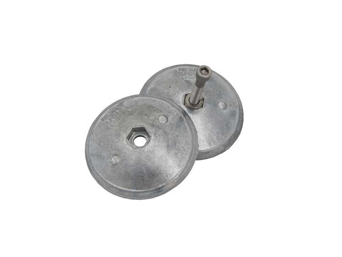 Twin Disc, Rudder, Trim Tab Anode 46mm dia in zinc