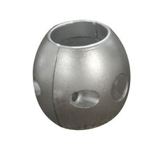 Aluminium ball shaft anode