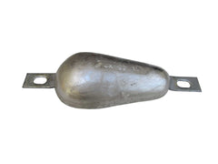 Aluminium pear  hull anode for boats and yachts