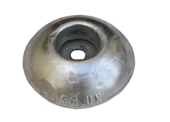 Aluminium round anode 100mm (4") diameter