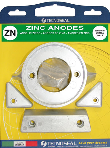 Zinc Anode Kit for Volvo 290 Single Prop Drive including plates