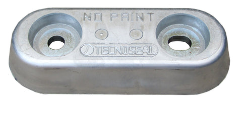 Zinc 1kg bar anode similar to vetus zinc type 15