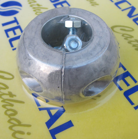 Aluminium  collar anode, 30mm shaft